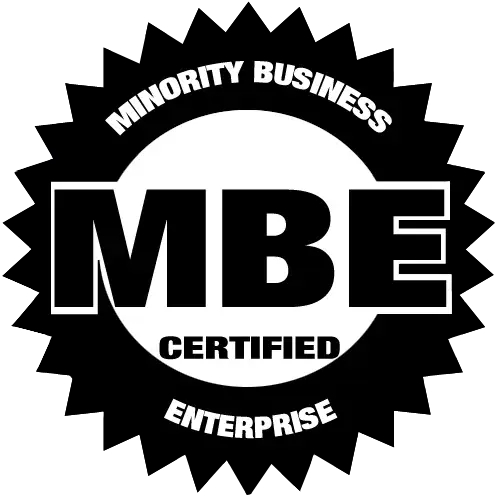 Minority Business Enterprise certified